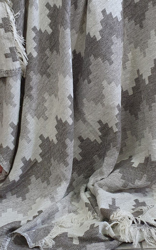 Плед хлопковый 70% хлопок. 30% ПЭ 140x200  - 2